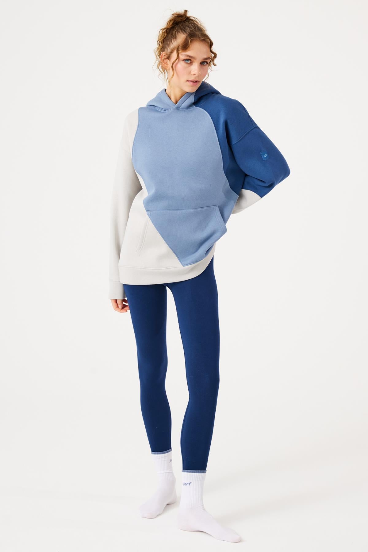 Aura Oversize Sweatshirt Lacivert