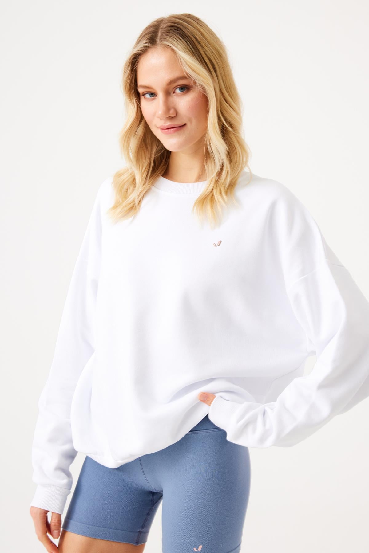 Aura Sweatshirt Beyaz