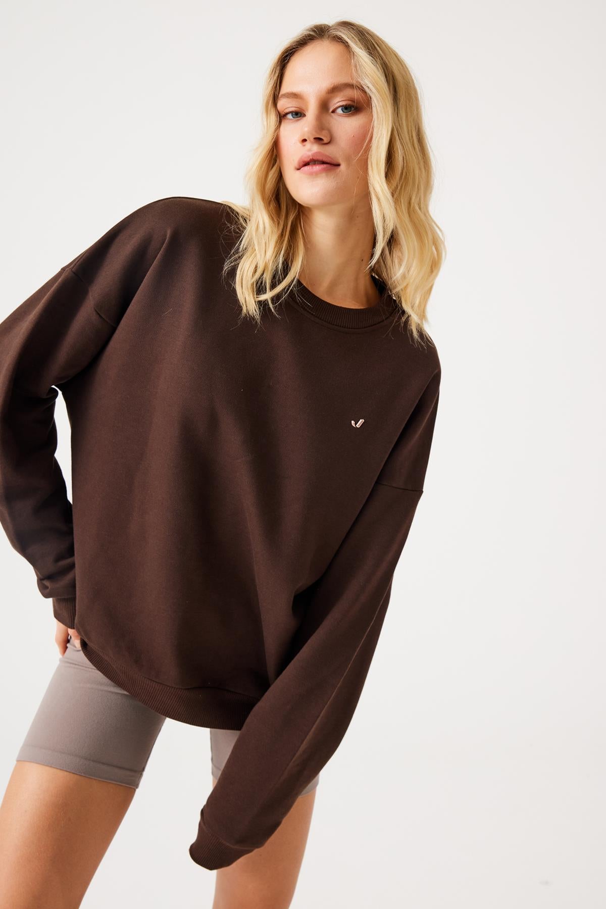 Aura Sweatshirt Kahverengi