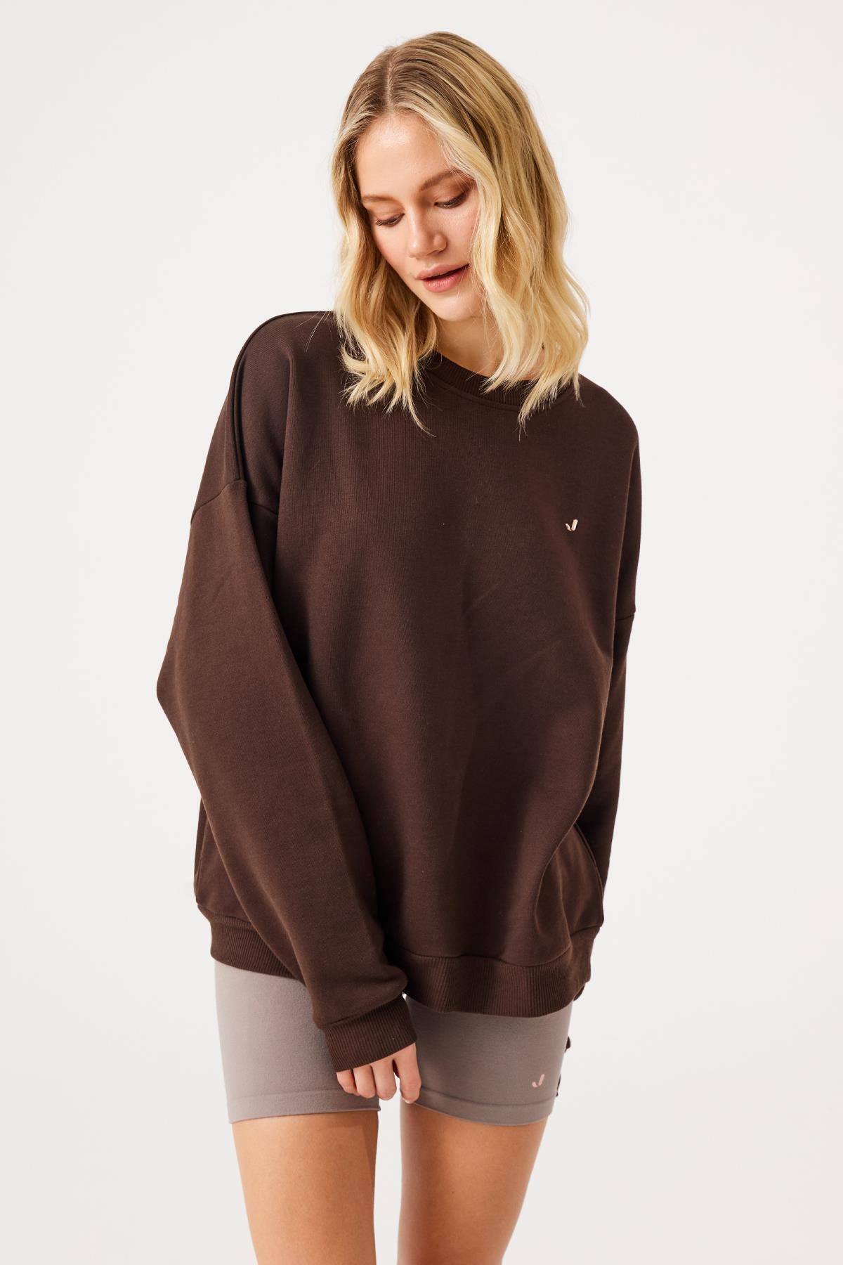 Aura Sweatshirt Kahverengi